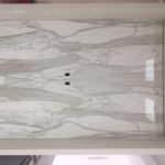 img-Bookmatched Calacatta Slab Wall