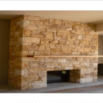 img-Rubble Sandstone Fireplace