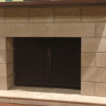 img-Sandstone Fireplace Cladding With Bevels
