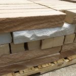 img-Sandstone Garden Edge Blocks 110 X 110 Split Face