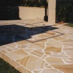 img-Sandstone Slab Crazy Pave Brown And White Selected