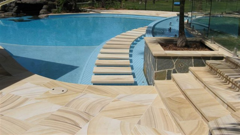 Bespoke Staircases & Pathways - Custom Sandstone Features