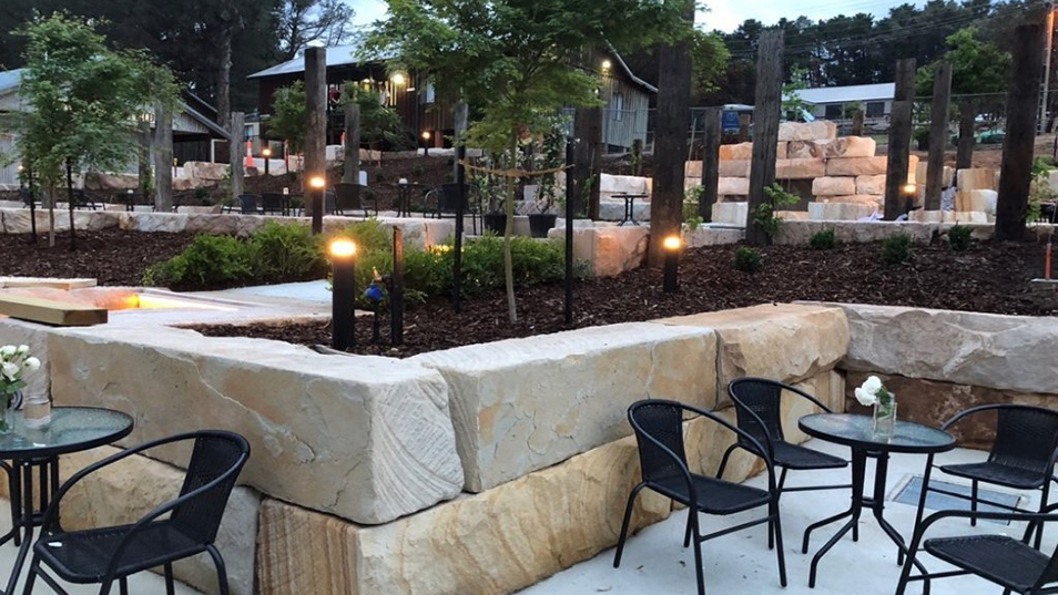 Sandstone Edging for Landscaping Projects
