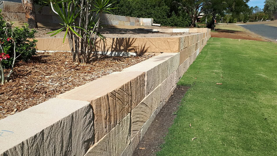 Landscaping with Sandstone Retaining Walls for Summer Projects