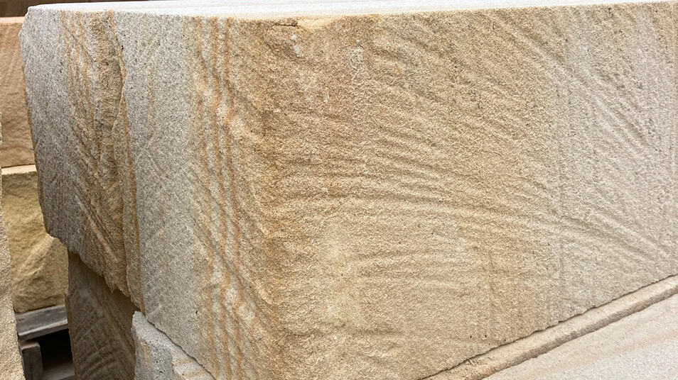 Natural texture and colour variations of Queensland sandstone
